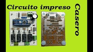 Como Hacer un Circuito Impreso Con Plancha [upl. by Ardnait226]