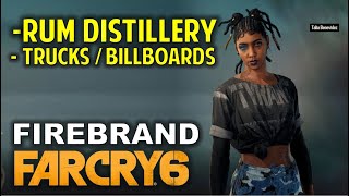 Firebrand Attack Marquessa Rum Distillery and Destroy Marias Trucks amp Billboards  FAR CRY 6 [upl. by Attena]