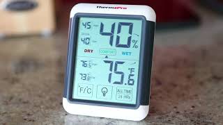 ThermoPro TP55 Temperature and Humidity Monitor [upl. by Nirahs]