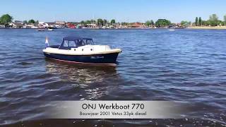 Te koop ONJ Werkboot 770 [upl. by Urita]