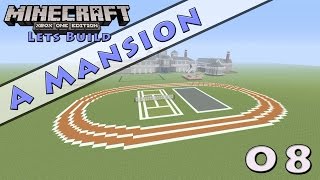 Minecraft  Lets Build A Mansion  E8 [upl. by Attehcnoc]