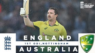 Travis Head Strikes Brilliant 154  Highlights  England v Australia  1st Men’s Metro Bank ODI 2024 [upl. by Ahsaeyt]