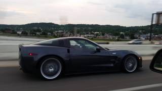 Cyber Grey ZR1 dropping the hammer [upl. by Anette]