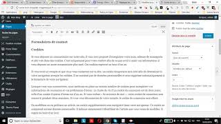 Créer sa page de politique de confidentialité avec WordPress 496  RGPD [upl. by Rednaskela]