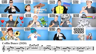 Evolution of Meme Songs 15002022 BUT Its with Sheet Music  Notes [upl. by Labinnah]