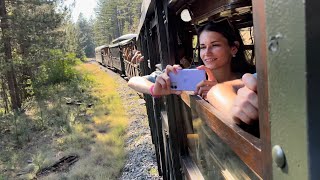 Sarganska Osmica Narrow Gauge Railway in Serbia  Full ride in 4K HDR [upl. by Alin]