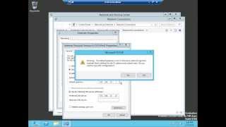 12 Win Server 2012 Installing amp Config ARABIC شرح عربي AD DNS  DHCP  Routing  User Account [upl. by Ariaek]