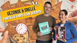 GEZONDE TORTILLA CHIPS MET GUACAMOLE  koken met Leroy van Voedingsweetjes [upl. by Gnuhp855]