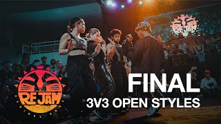 XYZ VS Funk2Rock  FINAL  3V3 Open Styles  Radikal Forze Jam 2023 [upl. by Evyn344]