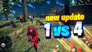 NEW Update Solo Vs Squad🔥 OP Gameplay  Badge99  Free Fire Max [upl. by Mort]