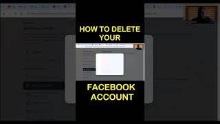 How to delete Facebook account on computerphone shorts deletefacebookaccountpermanently [upl. by Dore868]