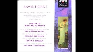 Rawsthorne Violin Concerto No 1 [upl. by Cornie983]