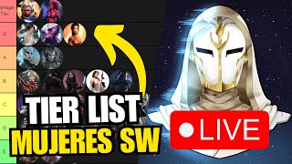 🔴¿Cuáles son los MEJORES personajes FEMENINOS de Star Wars Tier List 13 [upl. by Anirrehs652]