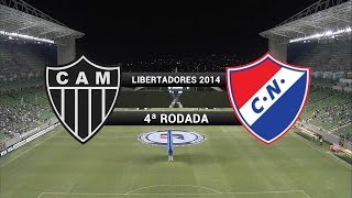 Gols  AtléticoMG 1 x 1 Nacional PAR  Libertadores 2014  19032014 [upl. by Caras]