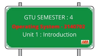 11 Introduction of Operating System Part 1  GTU  3140702 [upl. by Razaele]