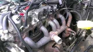 89 Cherokee Manifolds Removal for Freeze Plugs [upl. by Esenaj]