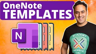 Note Taking with a OneNote Meeting Template [upl. by Nessim752]