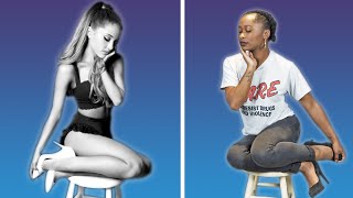 We Tried The Ariana Stool Sitting Challenge [upl. by Maud]