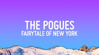 The Pogues  Fairytale Of New York Lyrics ft Kirsty MacColl [upl. by Nonnarb613]