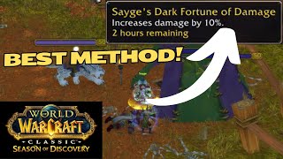 SAFE amp EASY Method To Get DARKMOON FAIRE BUFF on PVP SERVER  WoW Classic SoD [upl. by Airekal]