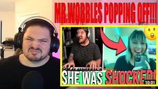 REACTION TO MrWobbles  SINGING FAMOUS TIKTOK SONGS ON OMEGLE [upl. by Johiah]