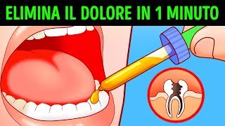 10 modi per eliminare il mal di denti in un minuto [upl. by Araiek]