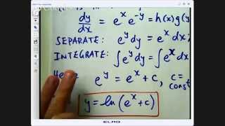 Separable differential equations How to solve [upl. by Alrzc162]