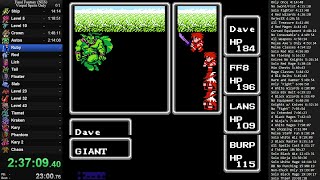 FF1 NES Vorpal Sword Challenge 65433 [upl. by Bertila]