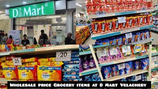 2024 Wholesale price offers for grocery items at DMart Velachery l D Mart budget shopping Chennai [upl. by Lekram406]