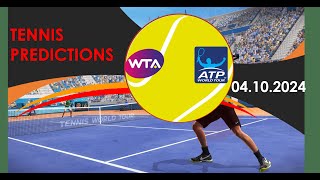 Tennis Predictions TodayATP ShanghaiWTA BeijingTennis Betting TipsTennis Preview [upl. by Irovi599]