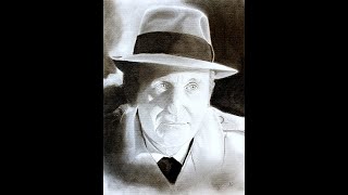 Bourvil quotLe cercle rougequot 1970 Speeddrawing Timelapse [upl. by Ayana387]