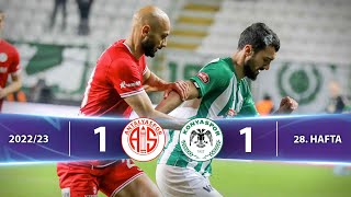 A Konyaspor 11 F T Antalyaspor  HighlightsÖzet  Spor Toto Süper Lig  202223 [upl. by Perice]