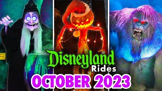 Disneyland Rides  October 2023 POVs 4K 60FPS [upl. by Plato]