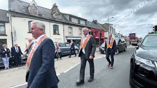 Mourne District twelfth evening parade Kilkeel 12th July 2024 [upl. by Yeoz]