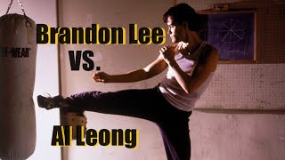 Classic Fight Scene Brandon Lee vs Al Leong [upl. by Jordana]