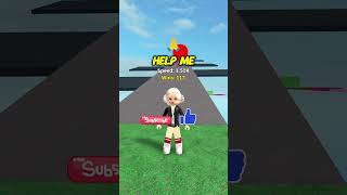 Rosé Play 1 Step OBBY😂 [upl. by Winfrid]