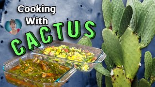 Two Cactus Recipes  Two ways to cook Nopales Have you tried to eat this delicious succulent tree [upl. by Vookles589]