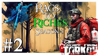 Playing the ROLLERCOASTER of Tarkov  Escape from Tarkov Rags to Riches S8 E2 [upl. by Edva715]