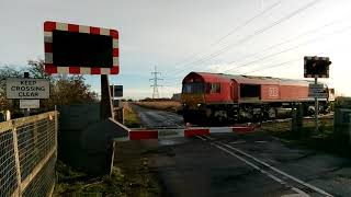 db class 66017 seen at marsh lane on the grimsby district light railway with a route learner [upl. by Onabru]