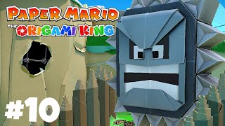 Paper Mario Origami King Gameplay Walkthrough Part 10 Get Past The Thwomps [upl. by Diarmid]