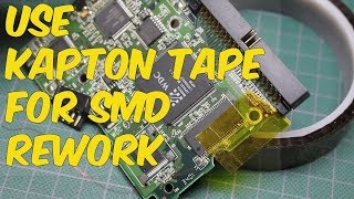 Use Kapton Tape as a Mask For SMD Soldering [upl. by Procora]