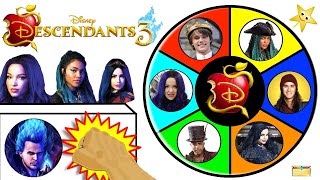 Win Goldies Treasure of DESCENDANTS 3 Dolls in the Spinning Wheel Game [upl. by Novaat]