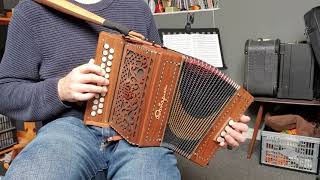 Battle of Aughrim march Irish tune BC button accordion [upl. by Nivets]