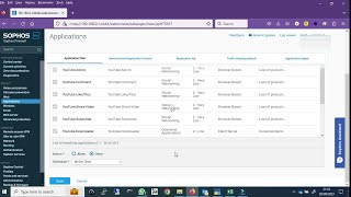 sophos firewall web filter and application filter [upl. by Rollo]