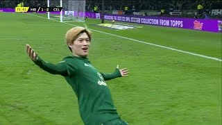 HIGHLIGHTS  Hibernian 12 Celtic  Kyogo is the hero in Premier Sports Cup Final [upl. by Odlanyer]