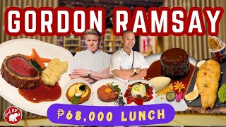 ₱68000 LUNCH AT GORDON RAMSAY WORTH IT BA  Team Chef RV [upl. by Filomena]