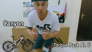 Canyon Torque Park Al 6 275 Medium size  UNBOXING  Bike Check  New Bike  Christmas Gift [upl. by Seidler990]