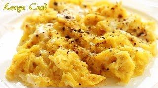 3 Ways to Scramble Eggs Large Medium and Small Curd  FoodHacks [upl. by Bonar]