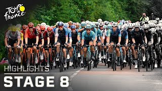 Tour de France 2024 Stage 8  EXTENDED HIGHLIGHTS  762024  Cycling on NBC Sports [upl. by Gere]