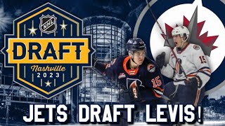 Winnipeg Jets Draft Connor Levis 210th Overall [upl. by Terrye]